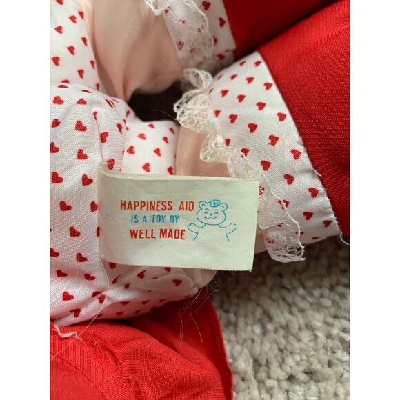 Vintage Well Made "I Love You" Rag Doll 15" White & Red Heart Outfit‎ - Picture 6 of 8